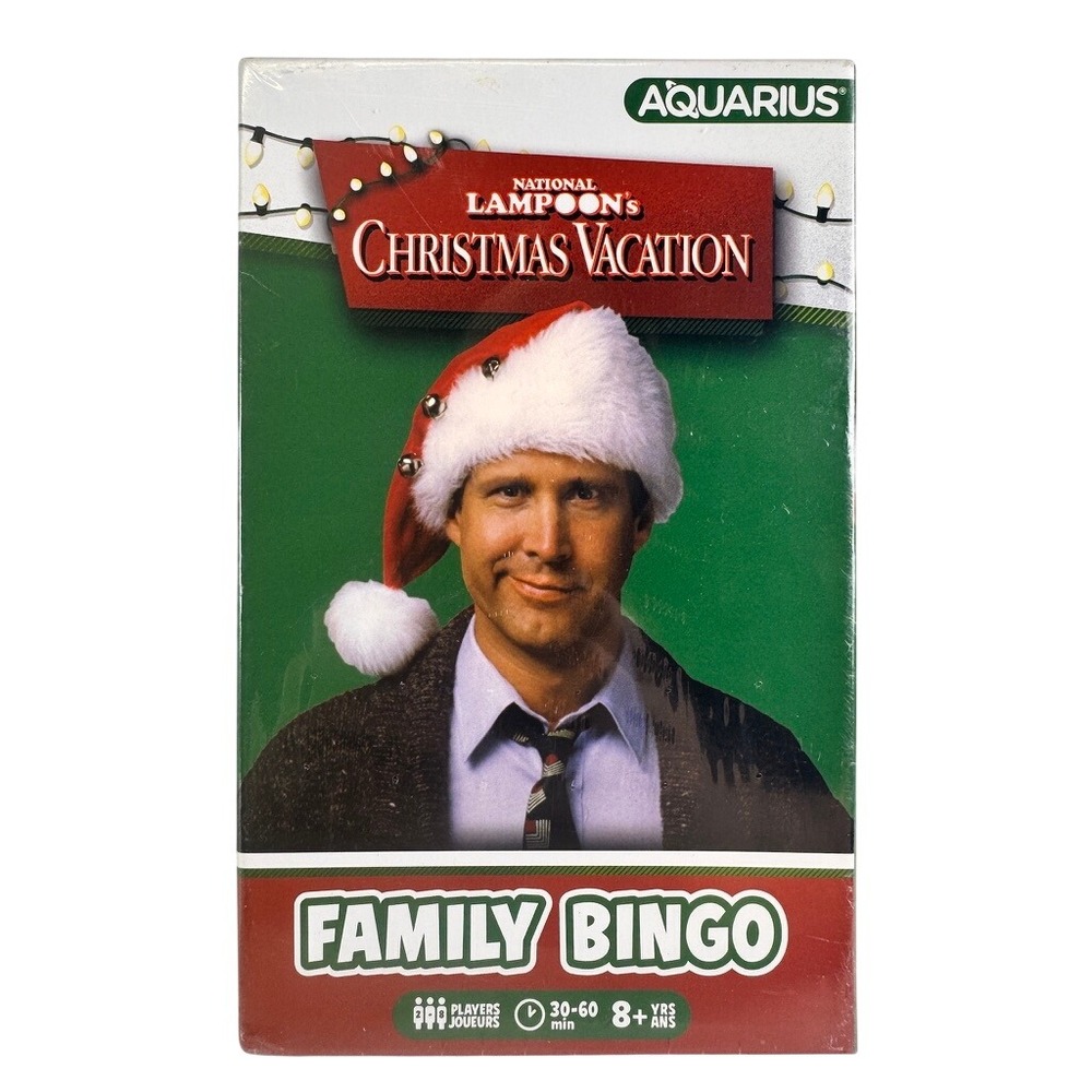 National‎ Lampoons Christmas Vacation Family Bingo Game Aquarius New Sealed